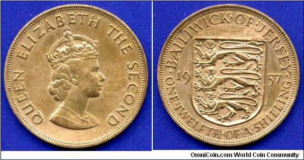 1/12 shilling.
Elizabeth II.


Br.