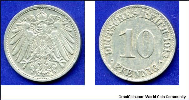 10 pfennig.
German empire.


Cu-Ni.