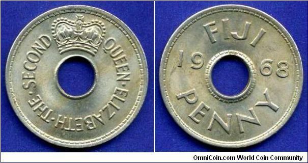 1 penny.
Elizabeth II.
Mintage 720,000 units.


Cu-Ni.