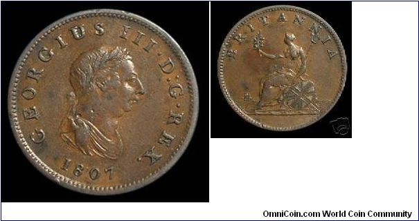 George 111 Half penny
NEF