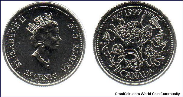 July 1999 25 cents - A Nation of People