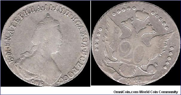 20 Kopecks 1784 SPB