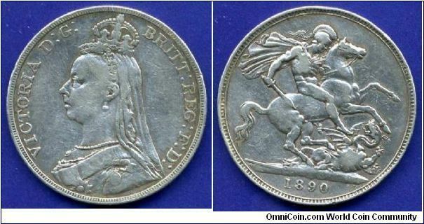 Crown.
Jubilee Crown of Queen Victoria (1837-1901).
50-years of rule.


Ag925f. 28,28gr.