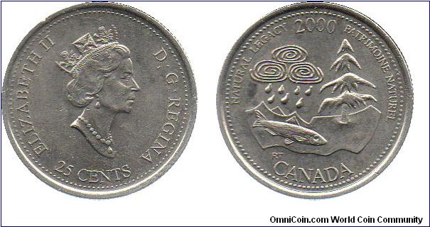 2000 25 cents - Natural Legacy