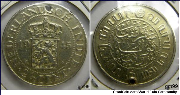 Netherlands East Indies, 2 1/2 Cents
