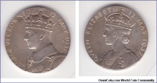 1937 Great Britain George VI and Queen Elizabeth coronation medal; while not a coin I felt I'll put it with my odds and bits.