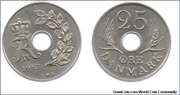 Denmark 1967 25 ore