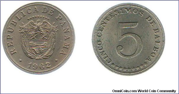 Panama 1962 5 centesimos