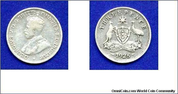 3 pence.
George V (1910-1936).
Mintage 4,347,000 units. 


Ag925f. 1,41gr.