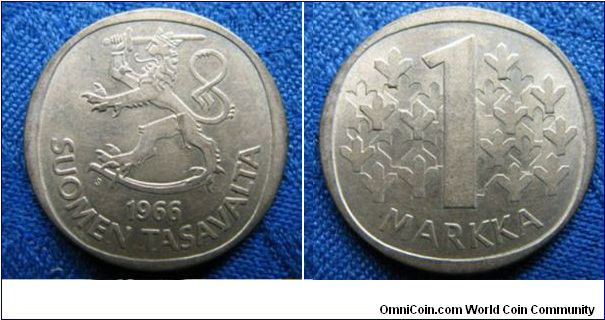 1 Markka, Silver