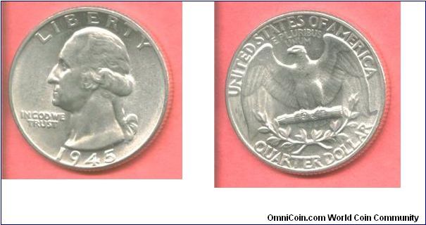 25 Cents, Silver, Quarter