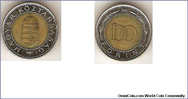 100 forint
State shield