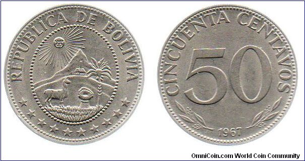 1967 50 centavos