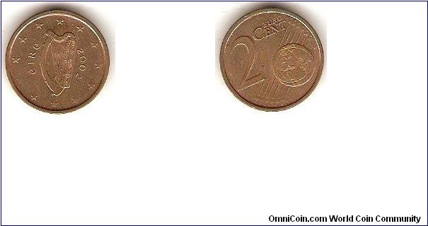 euro coinage
2 cent