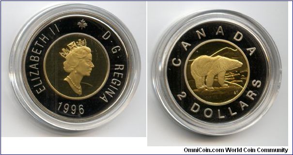 $2 Proof.
Inaugral issue of $2 coin.