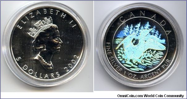 $1 Halogram Pure Silver Anniversary Loon.