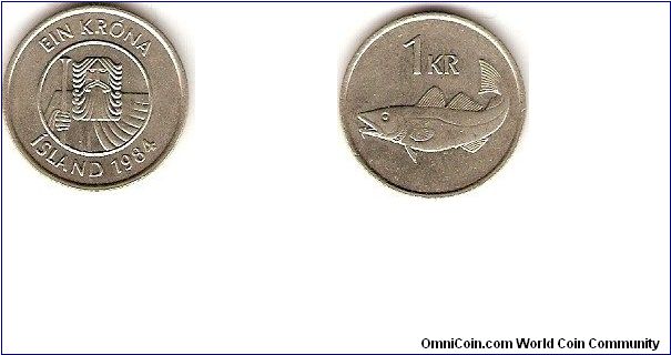 1 krona
copper-nickel