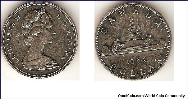 1 dollar
Elizabeth II
Voyageur dollar
nickel