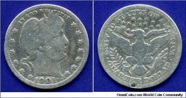 quarter dollar.




Ag.