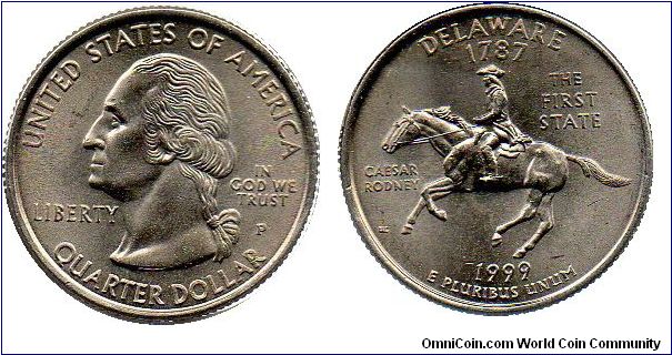 1999 Delaware (P)- The First State.