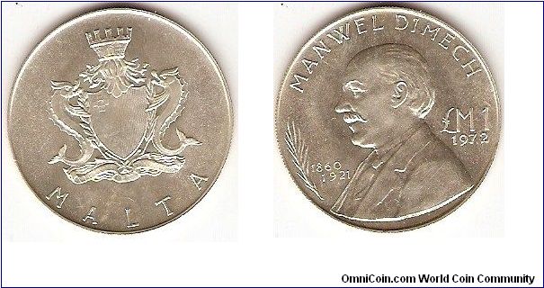 1 Maltese pound
Manwel Dimech