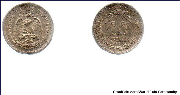 1934 10 centavos