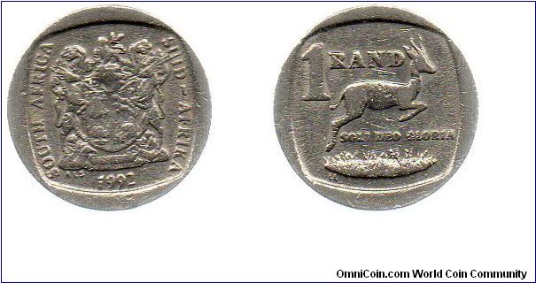 1992 1 Rand - Springbok