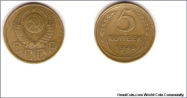 USSR
5 kopeks