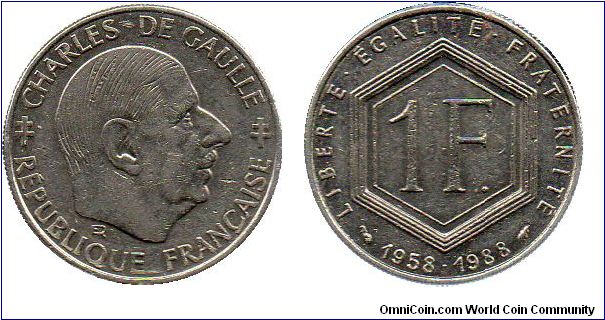 1988 1 Franc