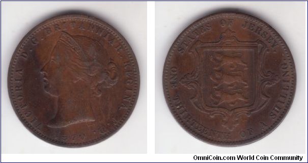 KM-5, Jersey 1870 1/13'th of a shilling