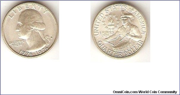 quarter dollar
silver
Bicentennial commemorative 1776-1976