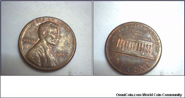 US 1 CENT 1987.
FOR SALE. NEDAL_A@YAHOO.COM