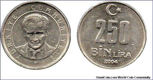 2004 250 Bin Lira