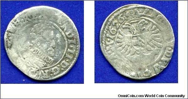 3 kreuzer.
Further Austria.
Ferdinand II(1619-1637) emperor of Holy Roman empire.
Prague mint.


Ag.