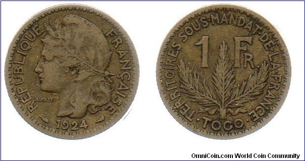 1924 1 Franc
