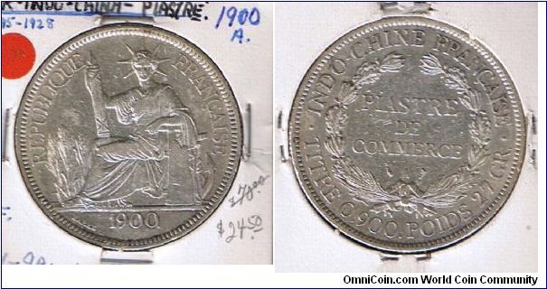 FRENCH-INDO CHINA
 PIASTRES