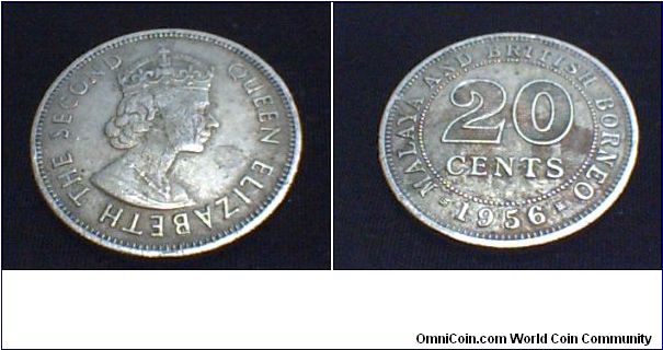 Malaya and British Borneo km3 20 Cents (1954-1961)..

FOR SALE: NEDAL_A@YAHOO.COM