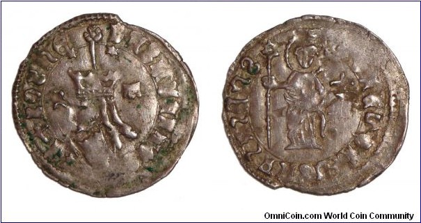 BOSNIA (KINGDOM)~AR Grosh 1421-1443 AD. Under King: Tvrtko Kotromanic II.