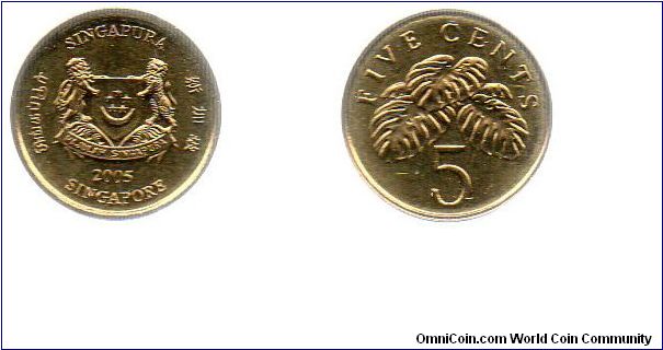 2005 5 cents