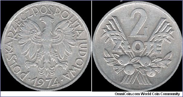 2 Zlotys 1974 MW