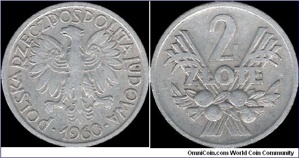 2 Zlotys 1960
