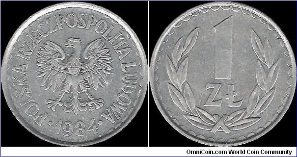 1 Zloty 1984 MW