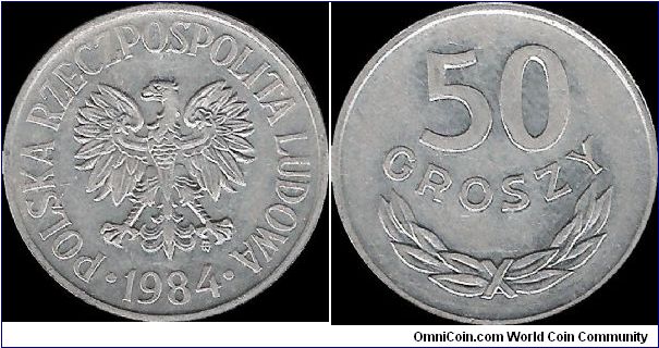 50 Groszy 1984 MW