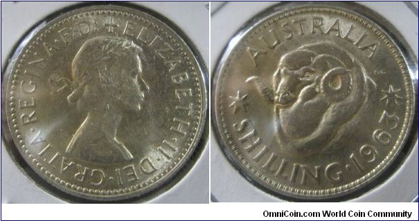 Australia, 1 Shilling. 1963. AU.
