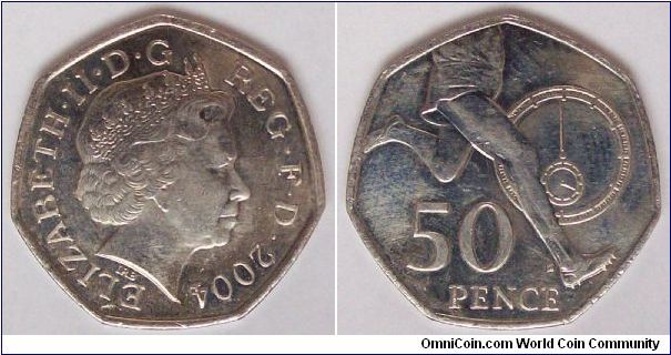 50 Pence First 4 Minute mile