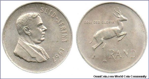 1967 1 Rand - Springbok