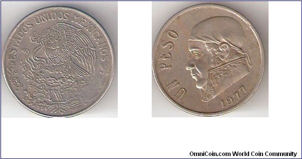 Mexico 
1977
1 Peso