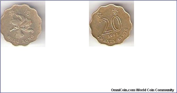 Hong Kong
1995
20 Cents