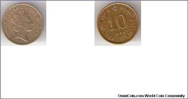 Hong Kong
1989
10 Cents