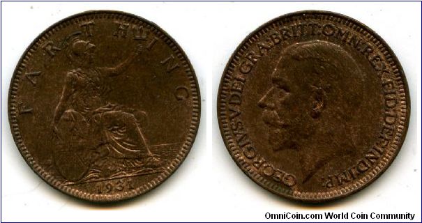 1931
Farthing
Britannia
George V